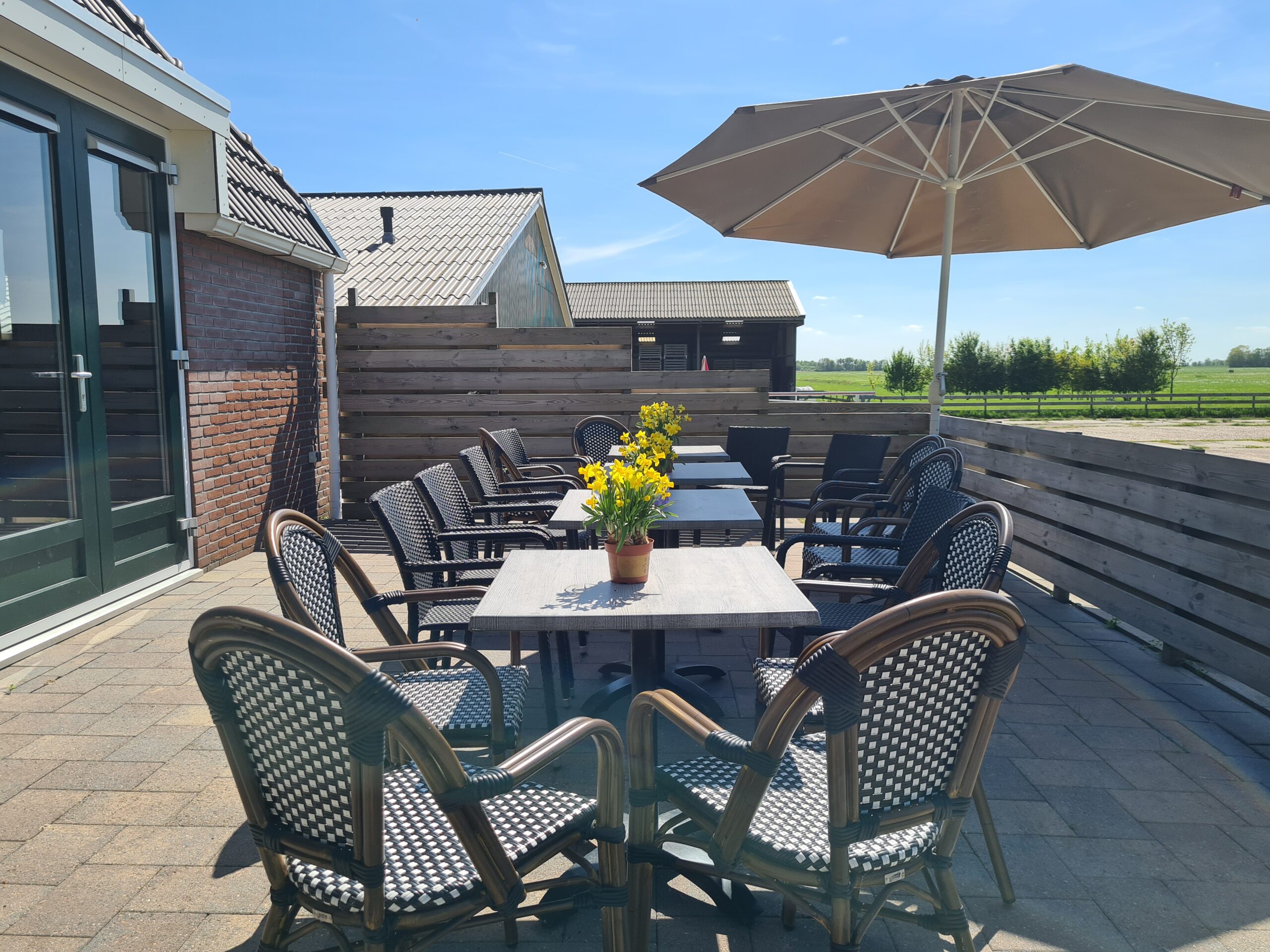 Terras groepsaccommodatie 1.2